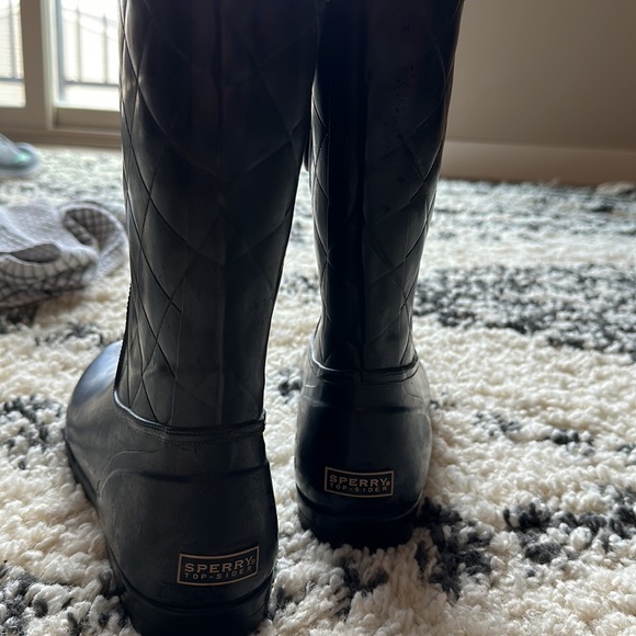 SOLD! Sperry Rain Boots - Picture 2 of 6